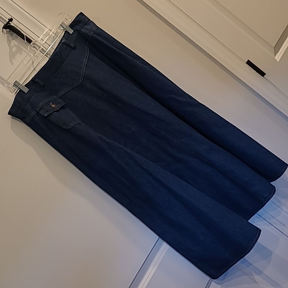 KORET City Blues sz 18W dark denim skirt, NWOT